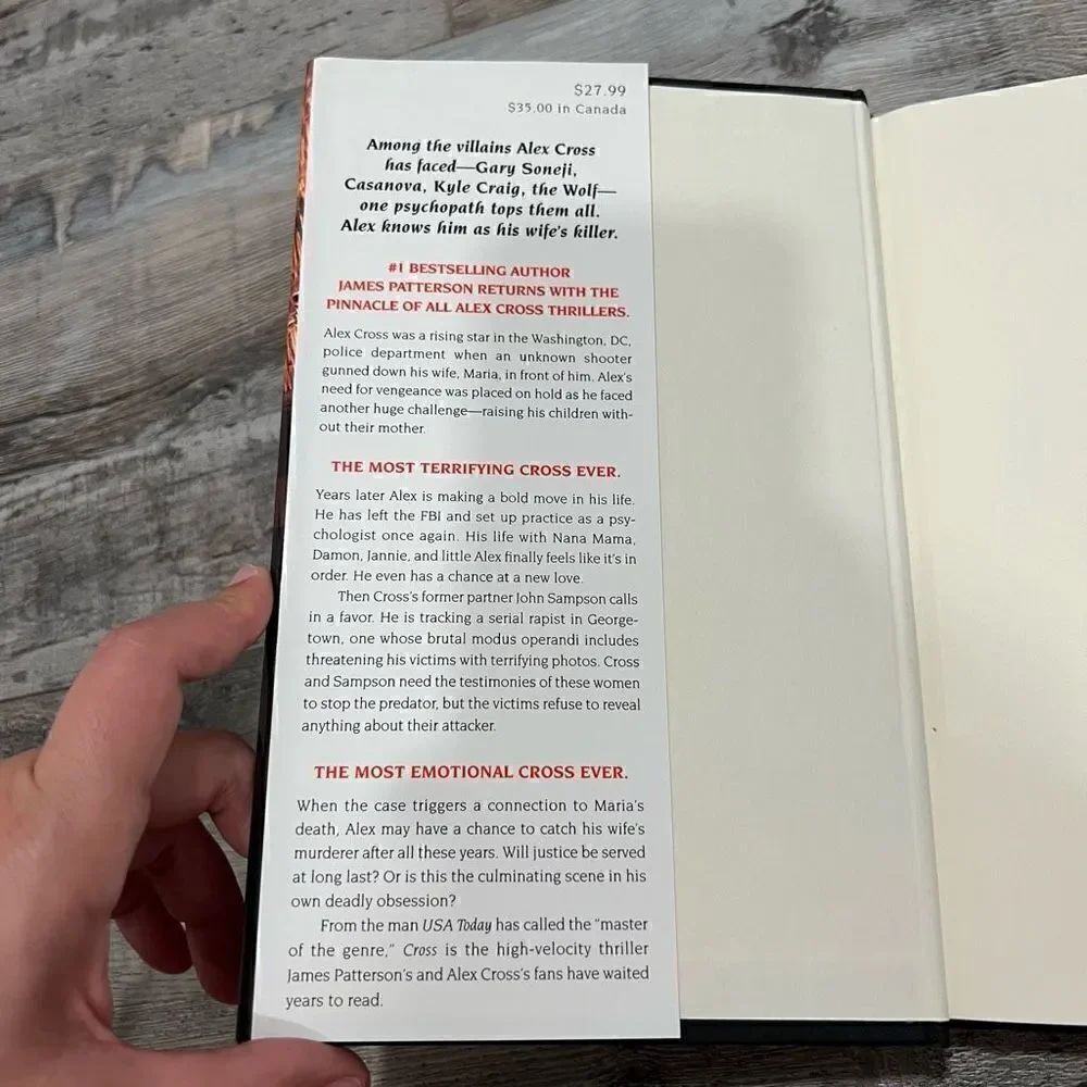 Cross by James Patterson Hardback - Picture 2 of 4